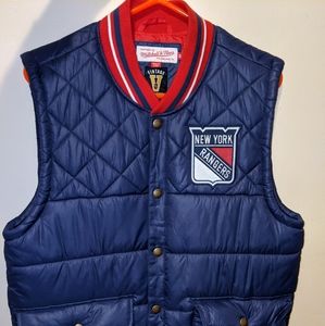 Mitchell and Ness Men's New York Rangers Vest Med